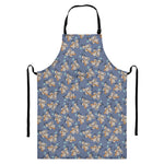 Baby Koala Pattern Print Bib Apron With Pocket