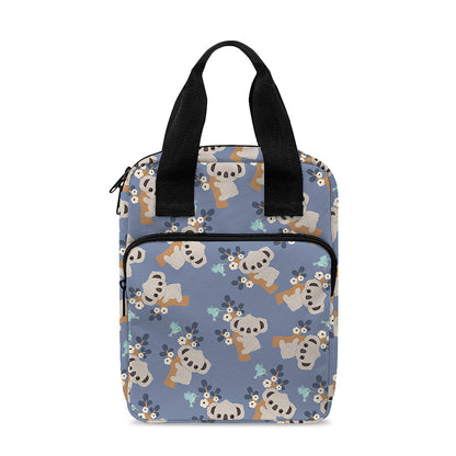 Baby Koala Pattern Print Bible Tote Bag