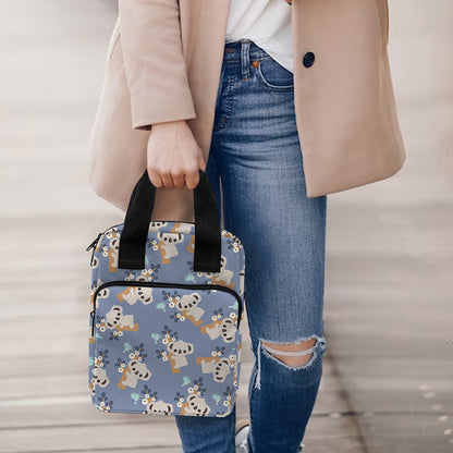 Baby Koala Pattern Print Bible Tote Bag