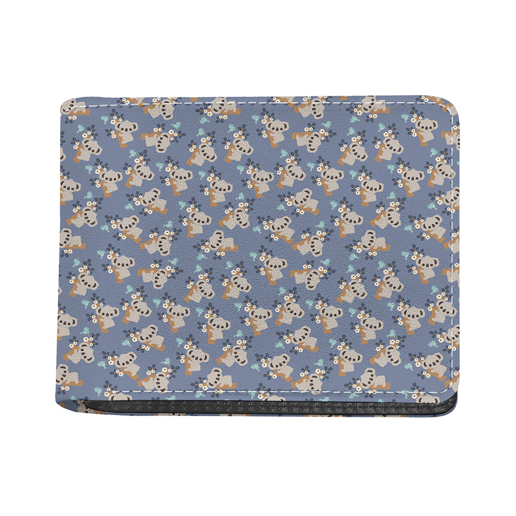 Baby Koala Pattern Print Bifold Wallet