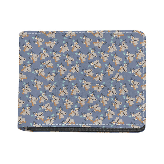 Baby Koala Pattern Print Bifold Wallet
