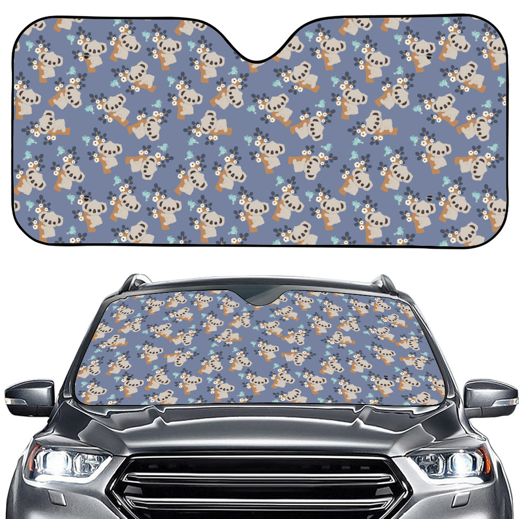 Baby Koala Pattern Print Car Windshield Sun Shade