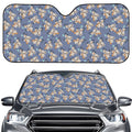 Baby Koala Pattern Print Car Windshield Sun Shade