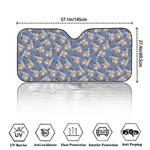 Baby Koala Pattern Print Car Windshield Sun Shade