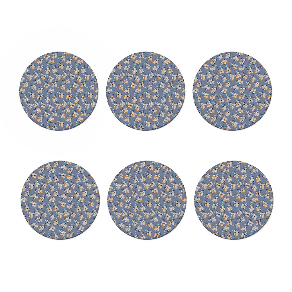 Baby Koala Pattern Print Coaster Set