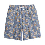 Baby Koala Pattern Print Cotton Shorts