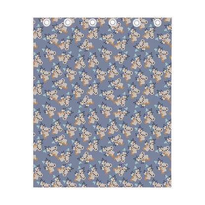 Baby Koala Pattern Print Curtain