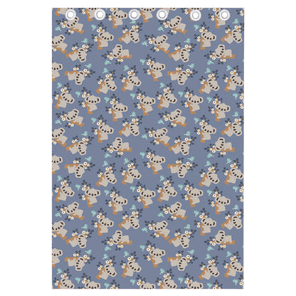 Baby Koala Pattern Print Curtain