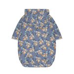 Baby Koala Pattern Print Dog Zip Up Hoodie