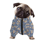 Baby Koala Pattern Print Dog Zip Up Jacket