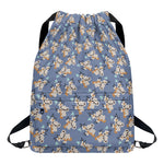 Baby Koala Pattern Print Drawstring Backpack