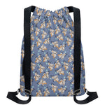 Baby Koala Pattern Print Drawstring Backpack