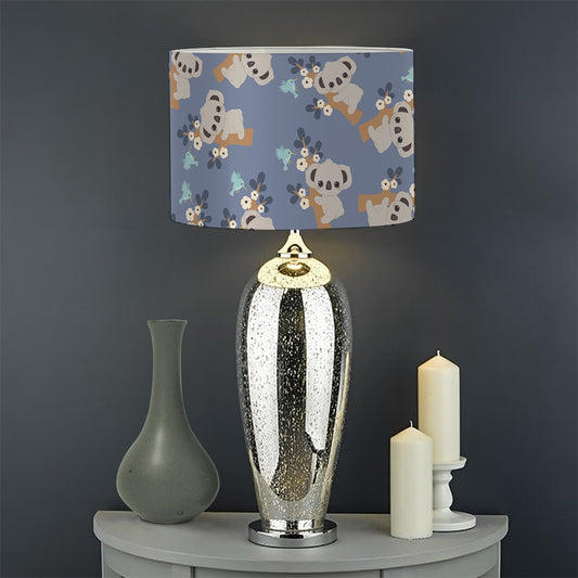 Baby Koala Pattern Print Drum Lamp Shade