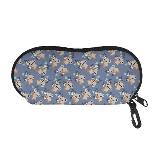 Baby Koala Pattern Print Glasses Case