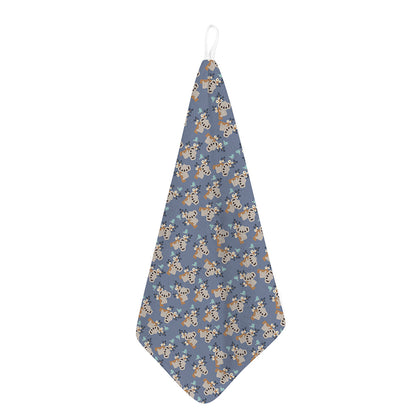 Baby Koala Pattern Print Hand Towel