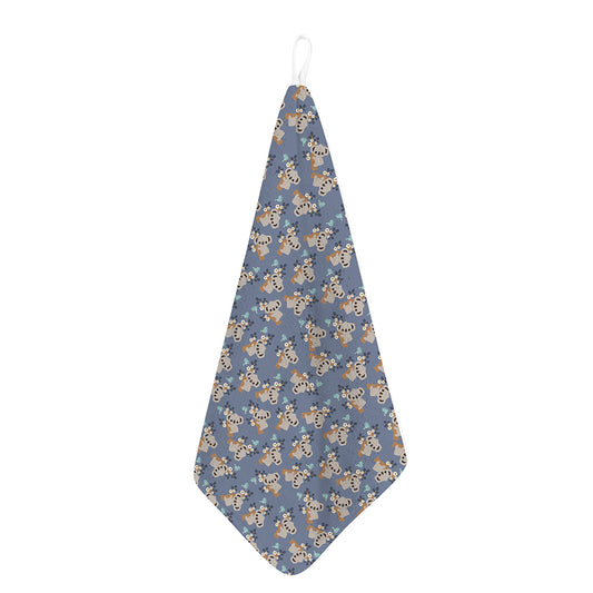 Baby Koala Pattern Print Hand Towel