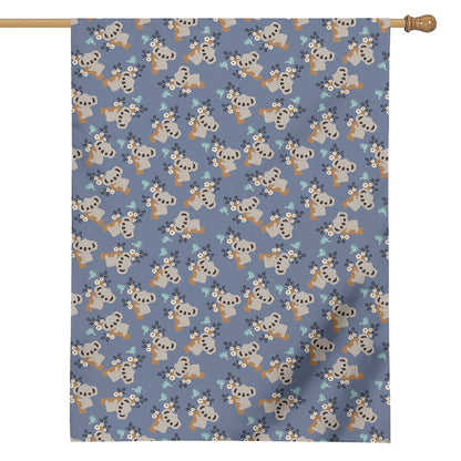 Baby Koala Pattern Print House Flag