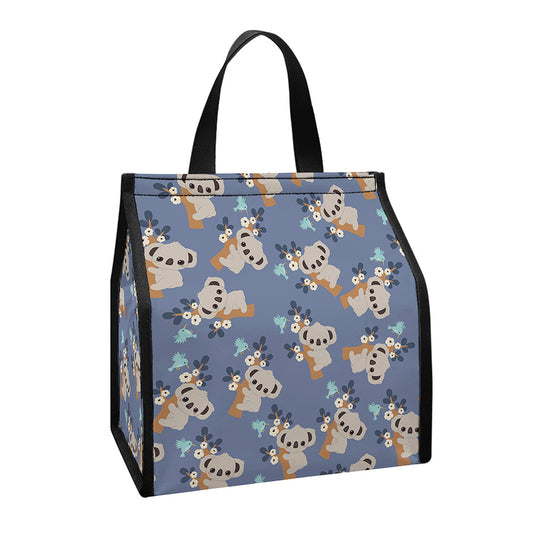 Baby Koala Pattern Print Insulated Lunch Tote