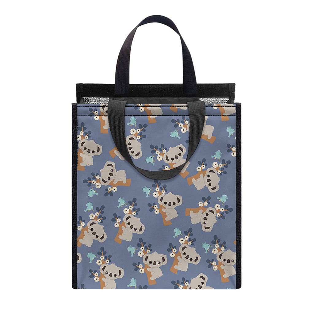 Baby Koala Pattern Print Insulated Lunch Tote
