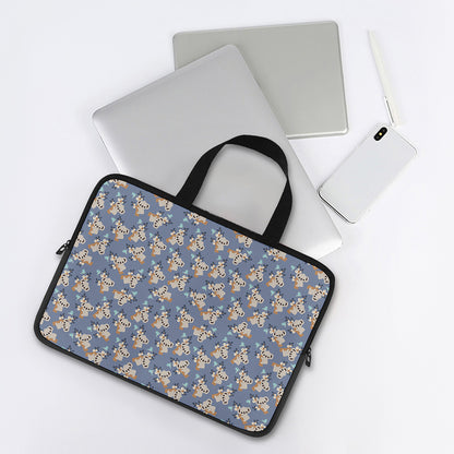 Baby Koala Pattern Print Laptop Sleeve With Handle