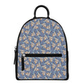 Baby Koala Pattern Print Leather Backpack