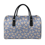 Baby Koala Pattern Print Leather Duffle Bag