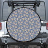 Baby Koala Pattern Print Leather Spare Tire Cover