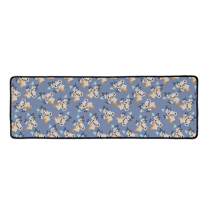 Baby Koala Pattern Print Long Kitchen Mat