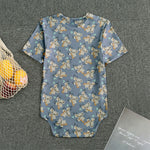 Baby Koala Pattern Print Men's Bodysuit