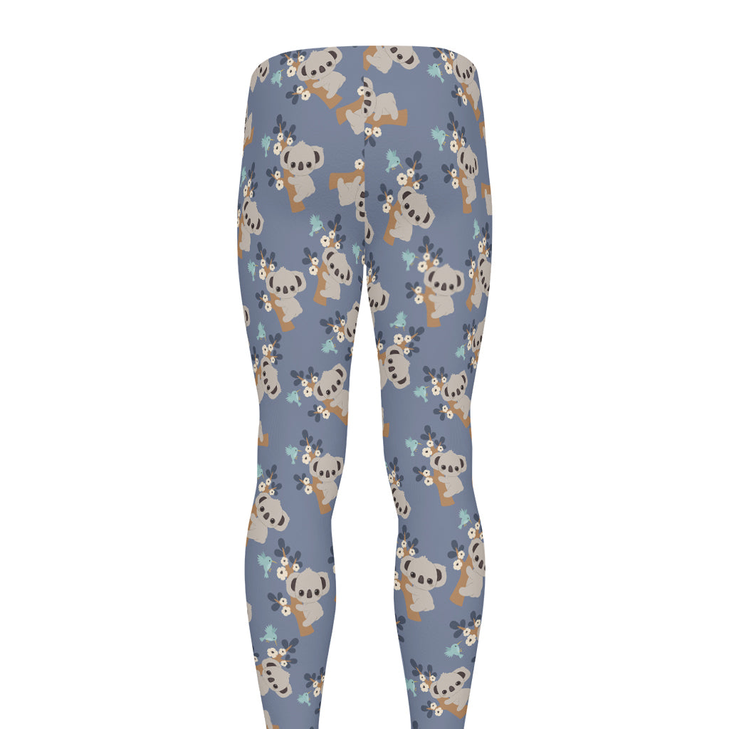 Baby Koala Pattern Print Men's leggings