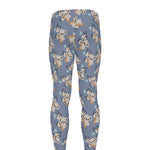 Baby Koala Pattern Print Men's leggings