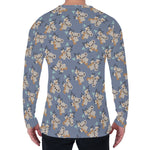 Baby Koala Pattern Print Men's Long Sleeve T-Shirt