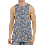 Baby Koala Pattern Print Men's Muscle Tank Top