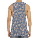 Baby Koala Pattern Print Men's Muscle Tank Top