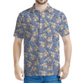 Baby Koala Pattern Print Men's Polo Shirt