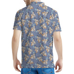 Baby Koala Pattern Print Men's Polo Shirt
