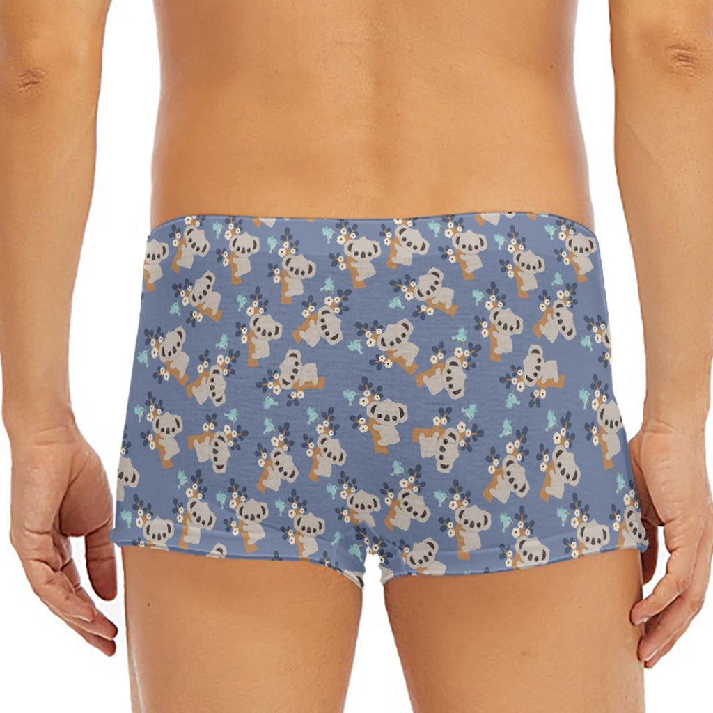 Baby Koala Pattern Print Men's Short Boxer Briefs