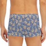 Baby Koala Pattern Print Men's Short Boxer Briefs