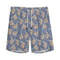 Baby Koala Pattern Print Men's Athletic Shorts