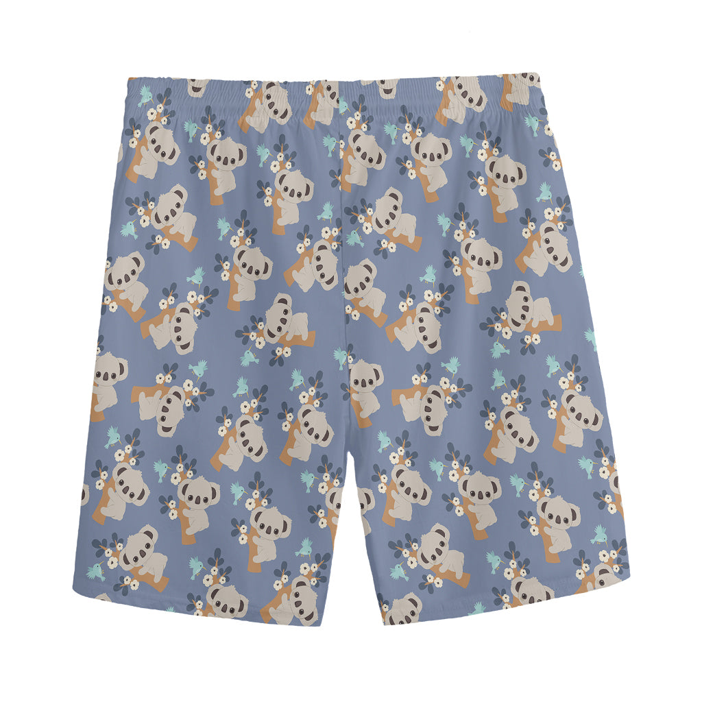 Baby Koala Pattern Print Men's Sports Shorts