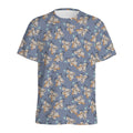 Baby Koala Pattern Print Men's Athletic T-Shirt