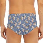 Baby Koala Pattern Print Men's Triangle Swim Briefs