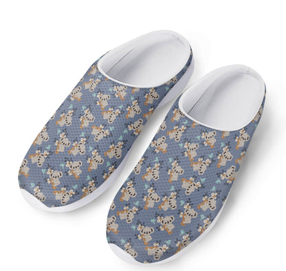 Baby Koala Pattern Print Mesh Casual Shoes