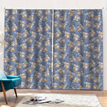 Baby Koala Pattern Print Pencil Pleat Curtains