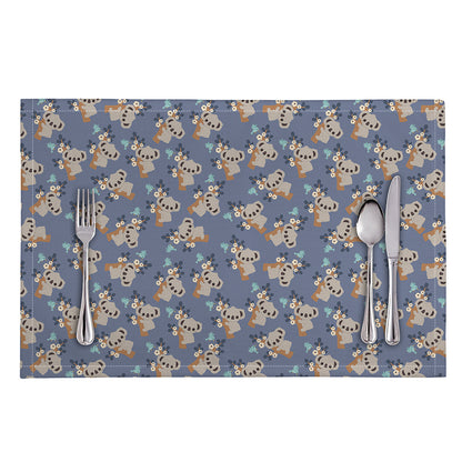 Baby Koala Pattern Print Placemat