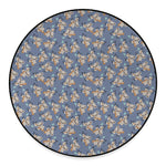Baby Koala Pattern Print Round Floor Mat