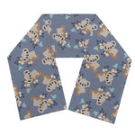 Baby Koala Pattern Print Scarf