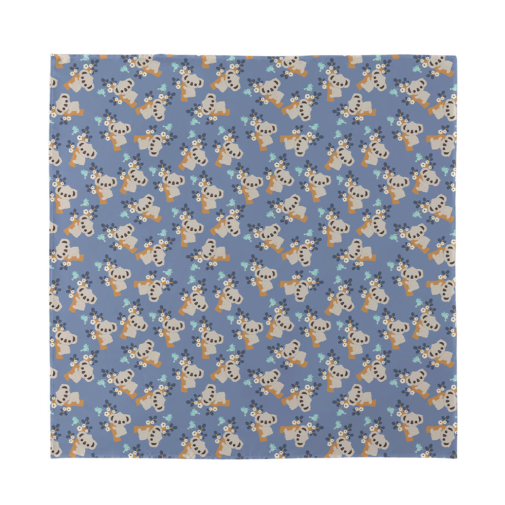 Baby Koala Pattern Print Silk Bandana