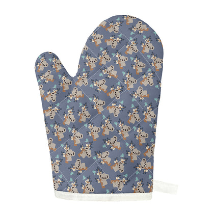 Baby Koala Pattern Print Single Oven Mitt