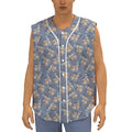 Baby Koala Pattern Print Sleeveless Baseball Jersey